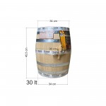 Βαρέλι κρασιού - τσίπουρου ξύλινο - δρύινο - 30lt